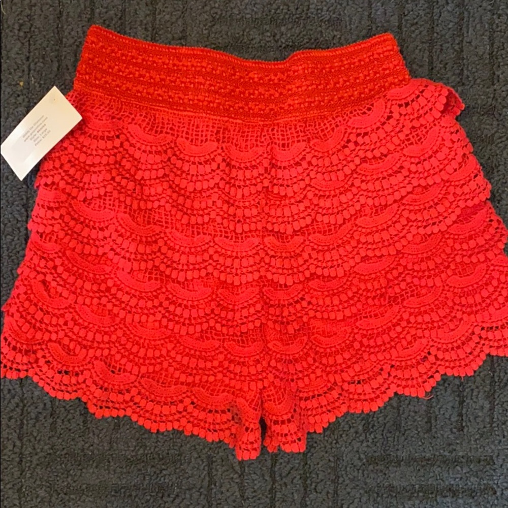 Boutique lace shorts